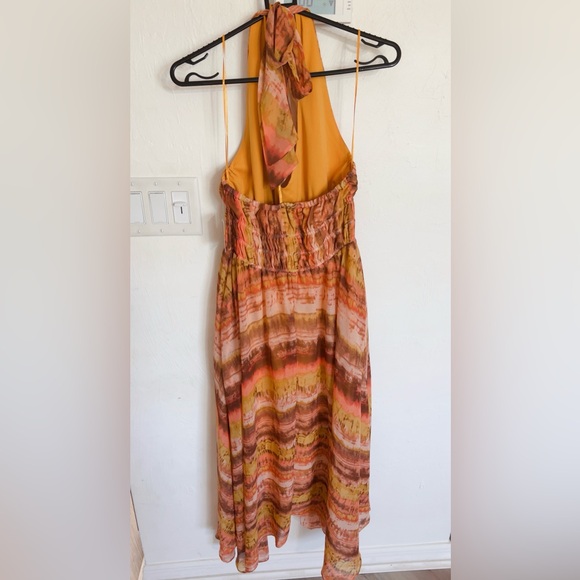 TAYLOR NWT SUNRISE VACA HALTER DRESS - Picture 4 of 8
